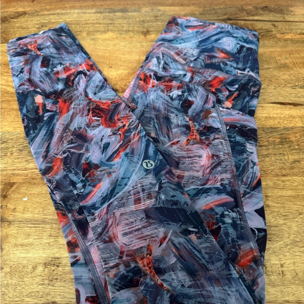 lululemon athletica Multicolor Abstract Leggings